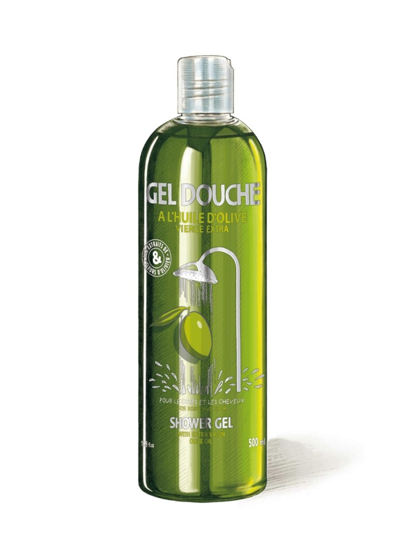 Shower Gel With Olive Oil 16.9 fl.oz