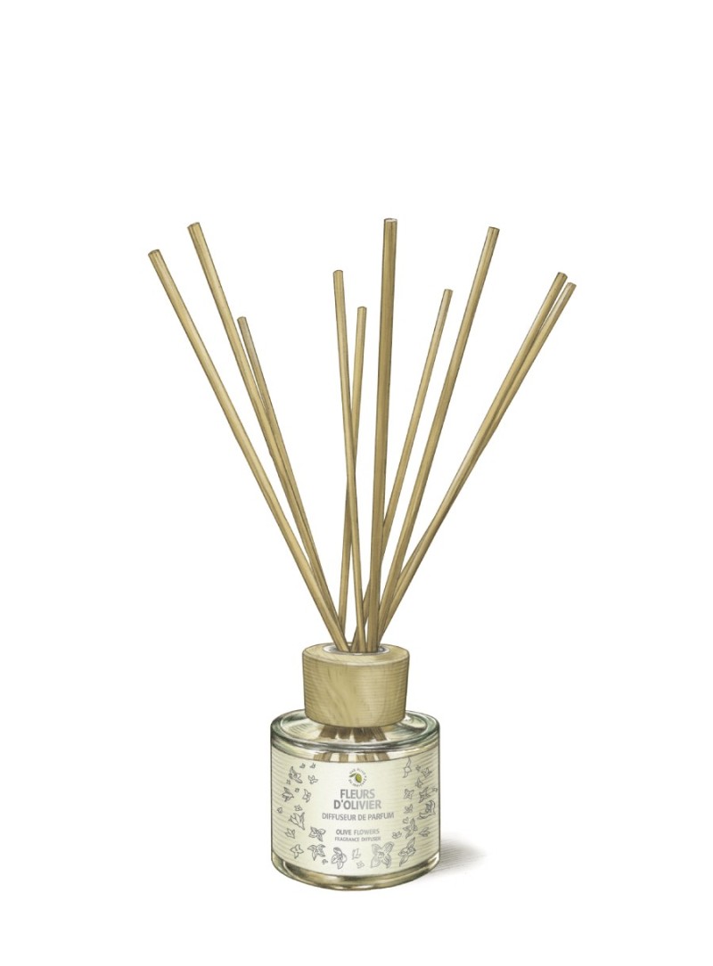 "Olive Flowers" Fragrance Diffuser 3.4 fl.oz