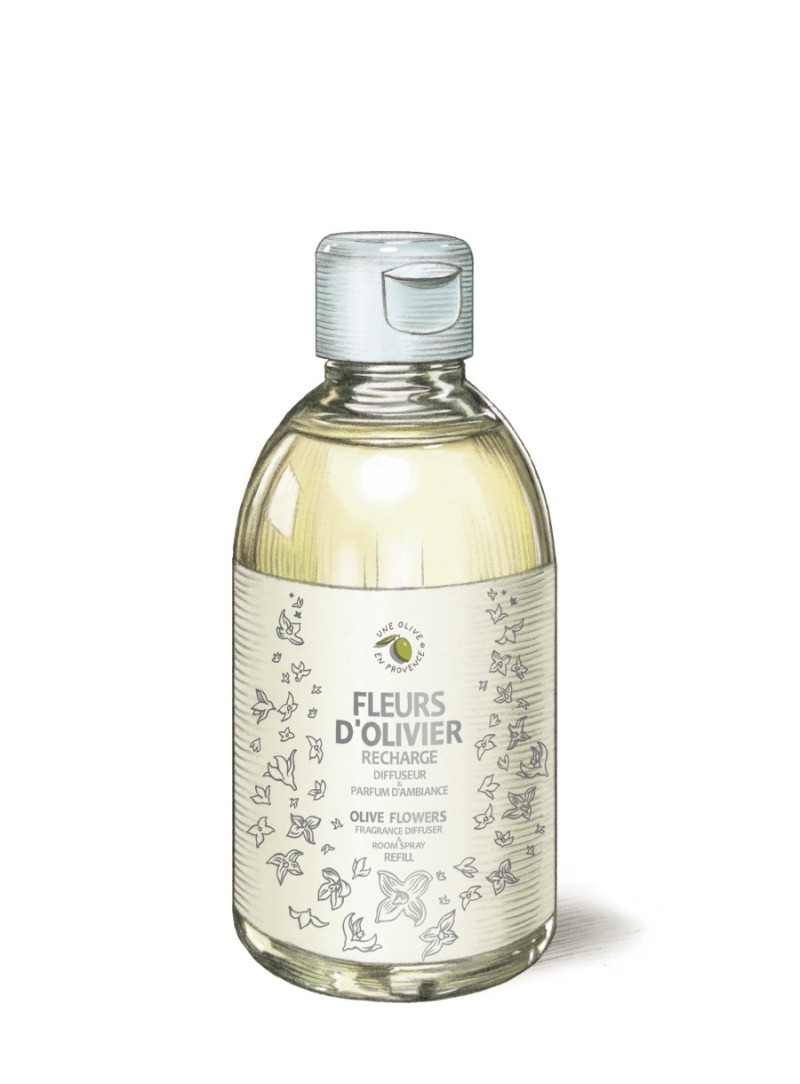 La Recharge de Parfum d'Intérieur et de Diffuseur Fleurs D'olivier 300ml