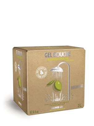 La Recharge Bag in Box Gel Douche à l'Huile D'Olive 2L