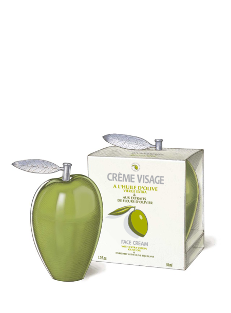 La Crème Visage à l'Huile d'Olive 50ml - Rechargeable