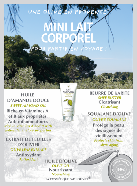 Le Mini Lait Corporel à l'Huile d'Olive 30ml