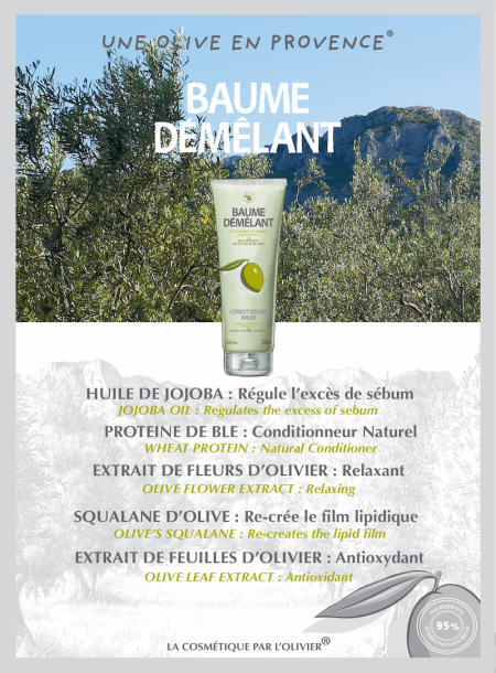 Le Baume Démêlant à l'Huile d'Olive 250ml