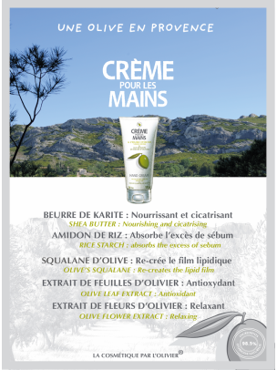 Hand Cream with Olive Oil 3.4 fl.oz