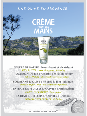 La Crème Mains à l'Huile d'Olive 100ml