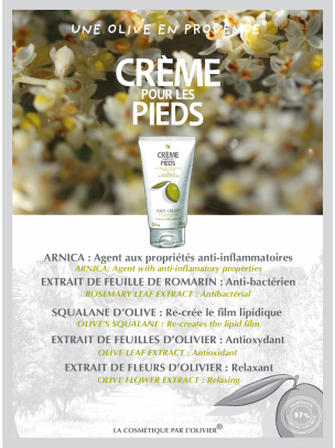 La Crème Pieds à l'Huile d'Olive 75ml