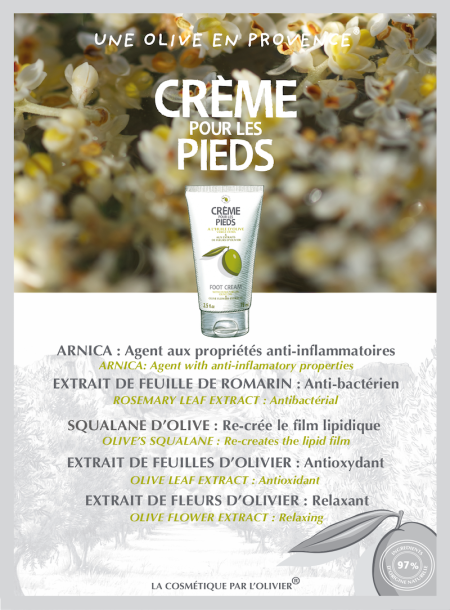 Foot Cream with Olive Oil 2.5 fl.oz
