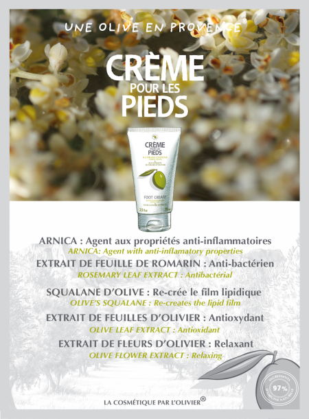 La Crème Pieds à l'Huile d'Olive 75ml