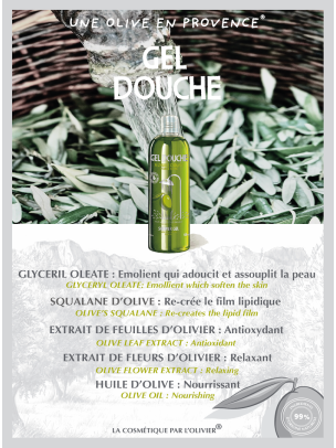 Le Gel Douche à l'Huile d'Olive 500ml