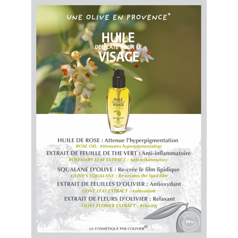 Delicate Face Oil with Olive Oil 1.01 fl.oz