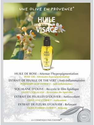 L'Huile Délicate Pour le Visage à l'Huile d'Olive 30ml