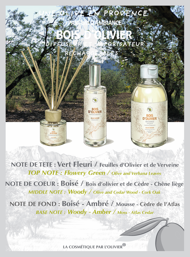 Recharge diffuseur de parfum cèdre - Oliria - parfum naturel 
