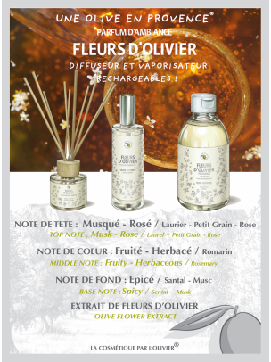 "Olive Flowers" Fragrance Diffuser 3.4 fl.oz