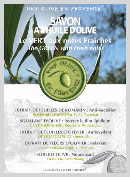 Le Savon Vert à l'Huile d'Olive 150g