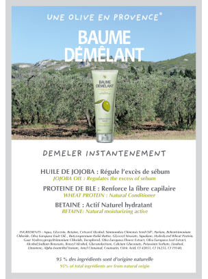 Le Baume Démêlant à l'Huile d'Olive 250ml