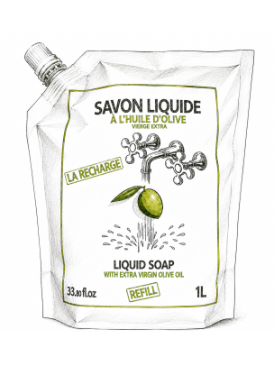Refill For Liquid Soap With Olive Oil 33.9 fl.oz