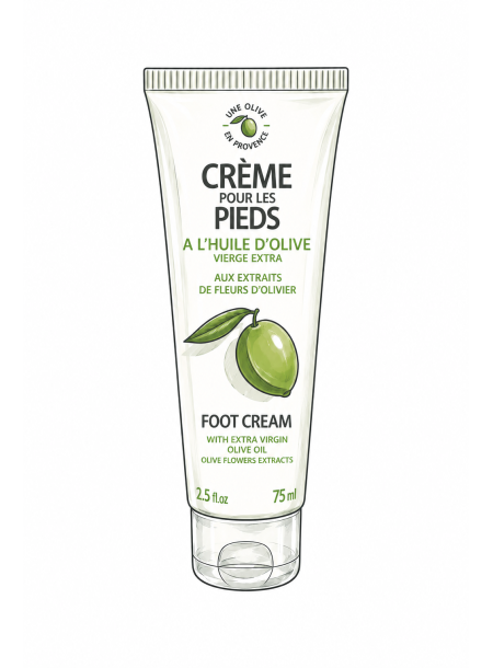 La Crème Pieds à l'Huile d'Olive 75ml