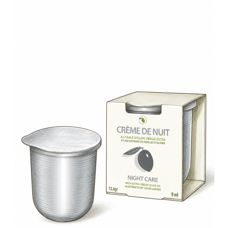 Reffil For Anti Wrinkle Night Cream With Olive Oil 1.7 fl.oz
