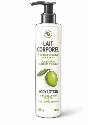 Le Lait Corporel à l'Huile d'Olive 200ml